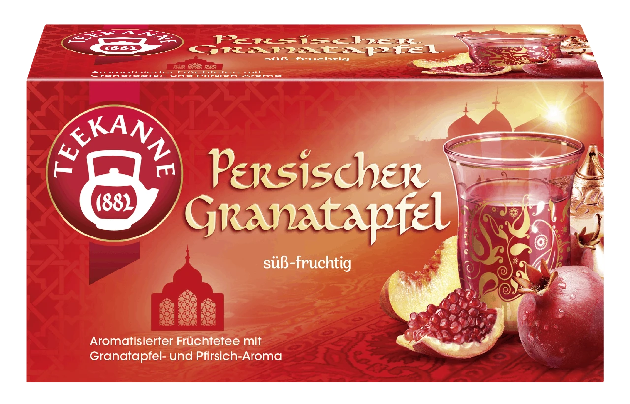 Teekanne Früchtetee Persischer Granatapfel 20 Teebeutel (45g)