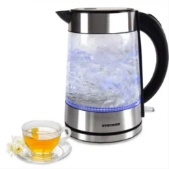 1.7 Liter Wasserkocher Lago Aus Glas & Edelstahl Mit Blauem LED Licht -Kaffee Und Tee 0a30753b b18d 492b 89e1 fdf8427842fb