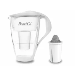 Glas-Wasserfilter Weiß Inkl. 1 Protect+ Filterkartusche