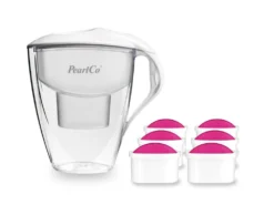 Wasserfilter Astra Weiß Inkl. 6 AquaMag Filterkartuschen