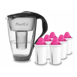 Glas-Wasserfilter Schwarz Inkl. 6 AquaMag Filterkartuschen -Kaffee Und Tee 19c4e256 9040 4649 937f 6d3d234c9542 3