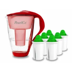 Glas-Wasserfilter Rot Inkl. 1 Alkaline Filterkartusche -Kaffee Und Tee 1cd7f406 4cbe 43a6 8863 b913446e3cff 7