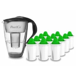 Glas-Wasserfilter Schwarz Inkl. 12 Alkaline Filterkartuschen -Kaffee Und Tee 2e77698f e4cb 4951 80d7 b1565d8aacfc 2