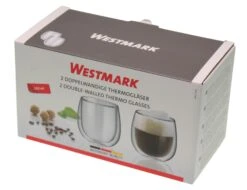 Westmark 24942260 2 Doppelwandige Thermogläser | 250 Ml. | Mikrowellengeeignet