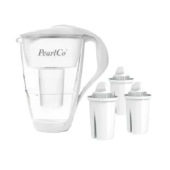 Glas-Wasserfilter Anthrazit Inkl. 6 Universal Filterkartuschen -Kaffee Und Tee 3cda38d3 989f 47a7 9399 8c258545d3f3