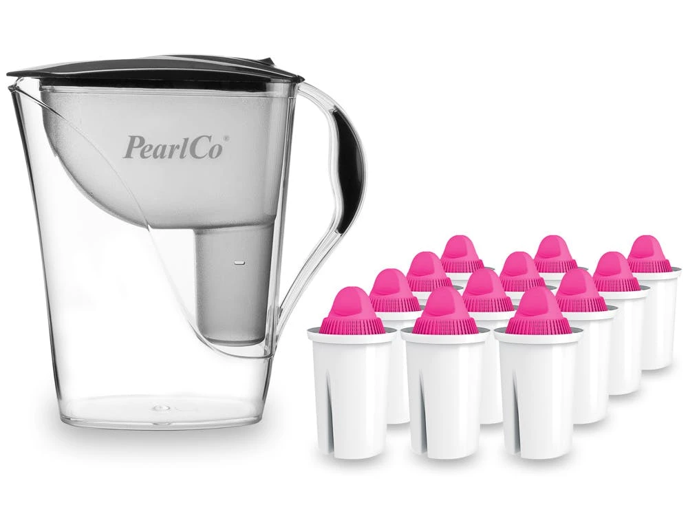 Wasserfilter Fashion Anthrazit Inkl. 12 AquaMag Filterkartuschen 1 Wasserfilter Fashion Anthrazit Inkl. 12 AquaMag Filterkartuschen