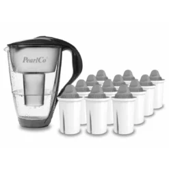 Glas-Wasserfilter Schwarz Inkl. 12 Protect+ Filterkartuschen -Kaffee Und Tee 54c03971 048b 4045 a733 876b1a9e493e 2