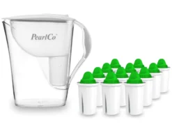 Glas-Wasserfilter Schwarz Inkl. 12 Alkaline Filterkartuschen -Kaffee Und Tee 54d55170 f1e0 4684 b93d a2e58c4175f2 1