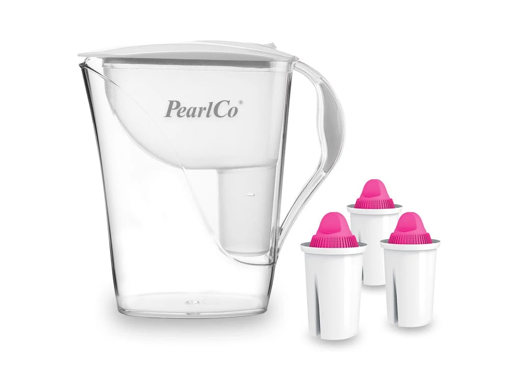 Wasserfilter Fashion Weiß Inkl. 3 AquaMag Filterkartuschen 1 Wasserfilter Fashion Weiß Inkl. 3 AquaMag Filterkartuschen