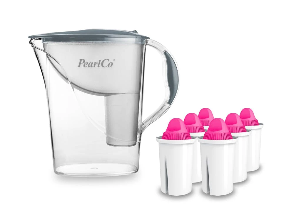 Wasserfilter Standard Grau Inkl. 6 AquaMag Filterkartuschen 2 Wasserfilter Standard Grau Inkl. 6 AquaMag Filterkartuschen – Bild 2