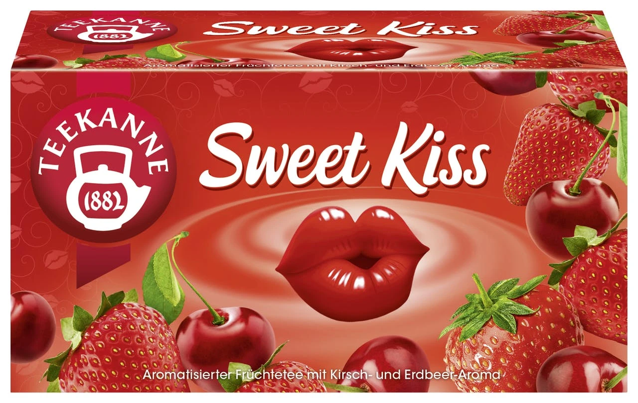 Teekanne Früchtetee Sweet Kiss 20 Teebeutel (60g)