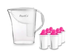 Glas-Wasserfilter Rot Inkl. 6 AquaMag Filterkartuschen -Kaffee Und Tee 98b42181 623e 495b 880e 76194688f467 4