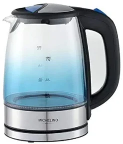 1.7 Liter Wasserkocher Lago Aus Glas & Edelstahl Mit Blauem LED Licht -Kaffee Und Tee b153c314 fa26 46b7 9181 6f9efb7c85b8 2