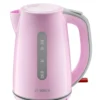 Bosch TWK7500K Wasserkocher 1,7 L 2200 W Grau, Pink