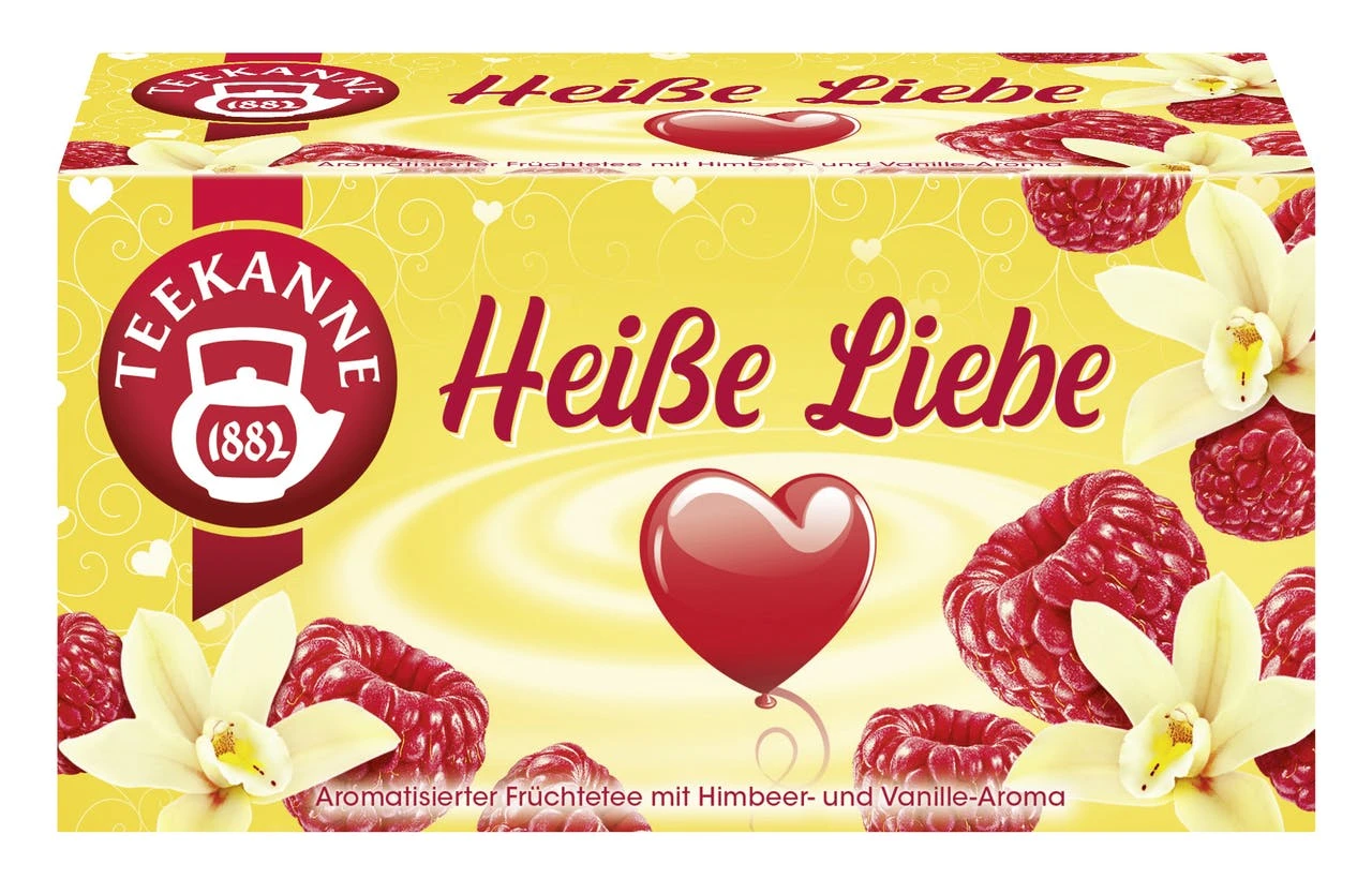 Teekanne Früchtetee Heiße Liebe 20 Teebeutel (60g)