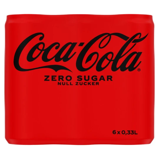Coca-Cola Zero Sugar 6x 0,33L 1 Coca-Cola Zero Sugar 6x 0,33L