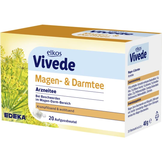 VIVEDE Magen- & Darmtee 20ST 40G 1 VIVEDE Magen- & Darmtee 20ST 40G