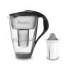 Glas-Wasserfilter Anthrazit Inkl. 1 Protect+ Filterkartusche