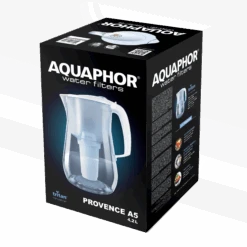 AQUAPHOR Tischwasserfilter Provence, Weiß, Inkl. 1 A5 Filterkartusche. Premium-Wasserfilter In Glasoptik, Hergestellt Aus TRITAN. -Kaffee Und Tee f94f1c0b 99a7 47f6 a068 f52f56387a57